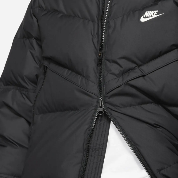 Nike Sportswear Storm-Fit Down Puffer Hooded Jacket Black DD6795-010 - Picture 5 of 9